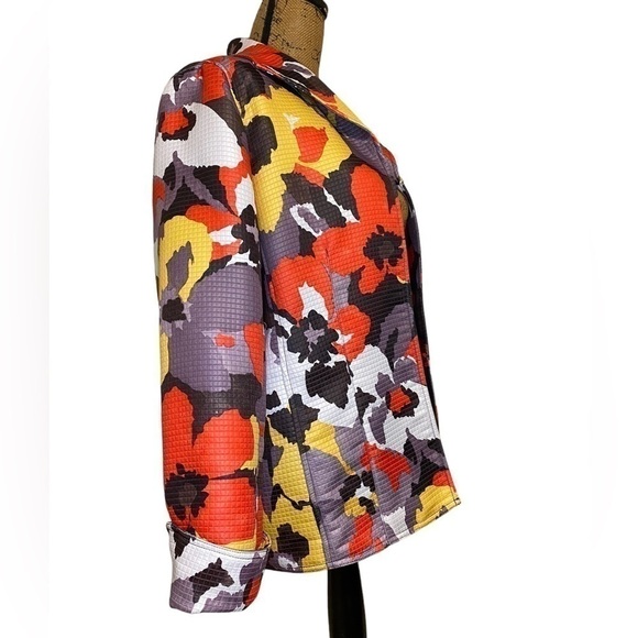 Sara Isabella floral open jacket size L - Picture 6 of 11